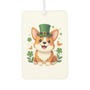 Corgi Lover Shamrock Happy St Patricks Day Air Freshener