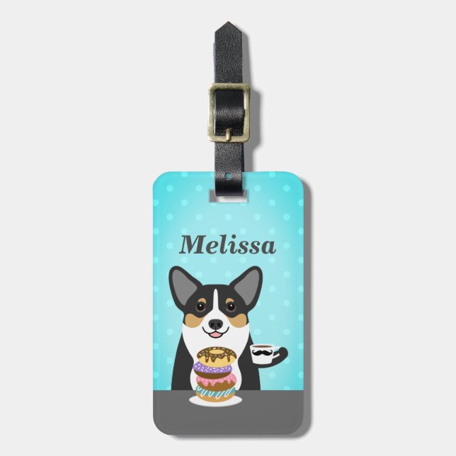 Corgi Luggage Tags (Front Vertical)