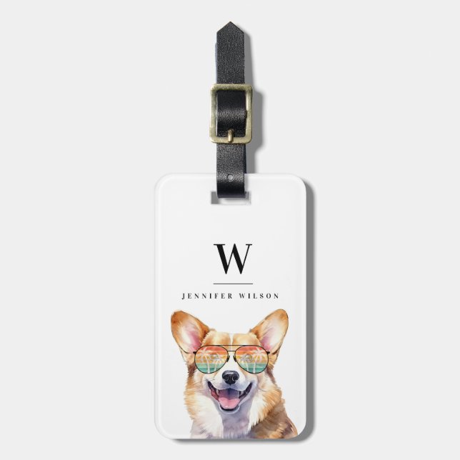 Corgi Luggage Tags (Front Vertical)