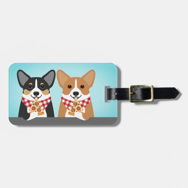 Corgi Luggage Tags (Front Horizontal)