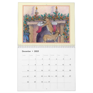 Corgi Magic - a Welsh corgi dog or two a month Calendar