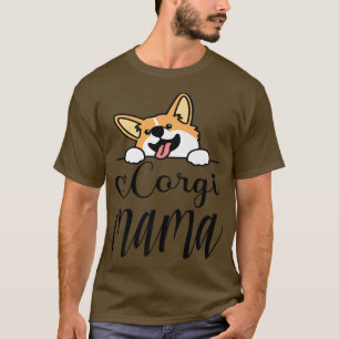 Corgi Mama Corgi Mom Dog Lover-550 T-Shirt