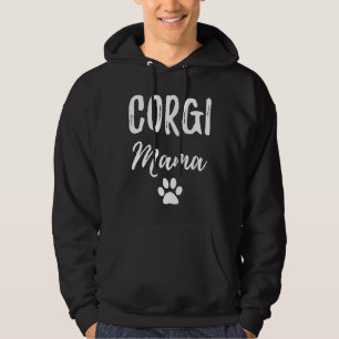 Corgi Mama Dog Dog Mom Hoodie