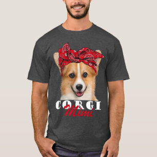 Corgi Mimi Cute Corgi Dog Bandana  T-Shirt