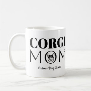 Corgi MOM Birthday Gift For Mom, Dog Mom Coffee Mug