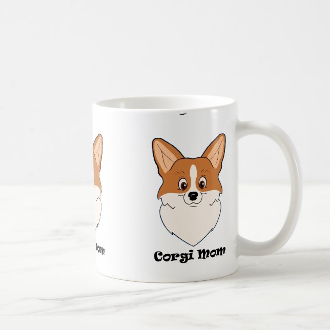 Corgi Mom Coffee Mug (Right)