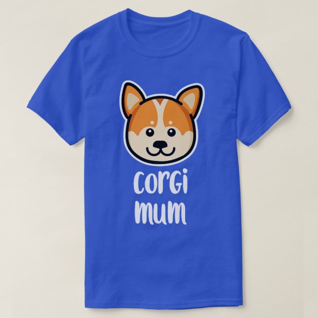 Corgi Mom Dog Lover-579 T-Shirt (Design Front)