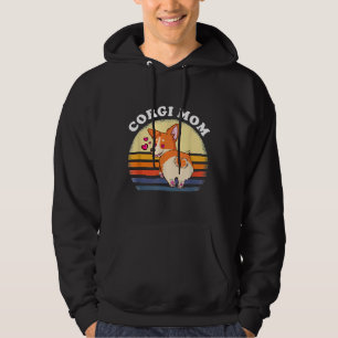 Corgi Mom Dog Paw Dog Owner Dog Hoodie
