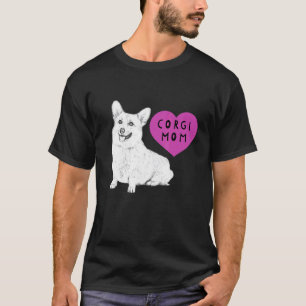 Corgi Mom Dog Tote And Throw Pillow T-Shirt