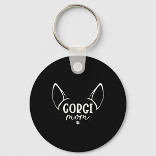 Corgi Mom   Keychain