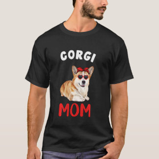 Corgi Mom Mama Corgi Dog Owner Mothers Day Women T-Shirt