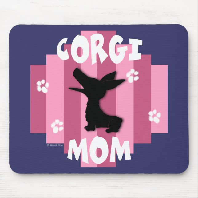 Corgi Mom Mousepad (Front)