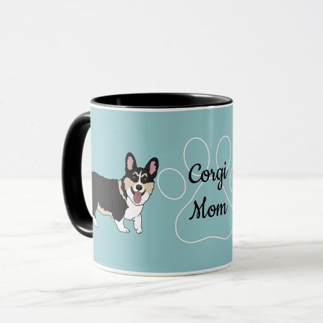 Corgi Mom Mug (Front Left)