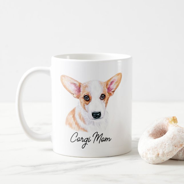  Corgi Mom Mug (With Donut)