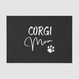 Corgi Mom Pet Gifts for Corgi Dog Lovers And Owner Tissue Paper