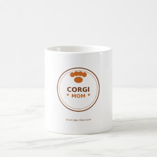 Corgi Mom — Short Legs, Huge Love Coffee Mug
