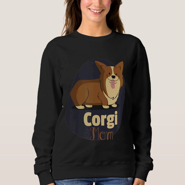 Corgi Mom Welsh Corgi Essential Sweatshirt (Front)
