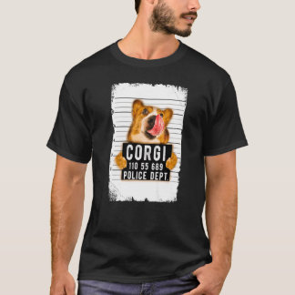 Corgi Mug Shot T-Shirt