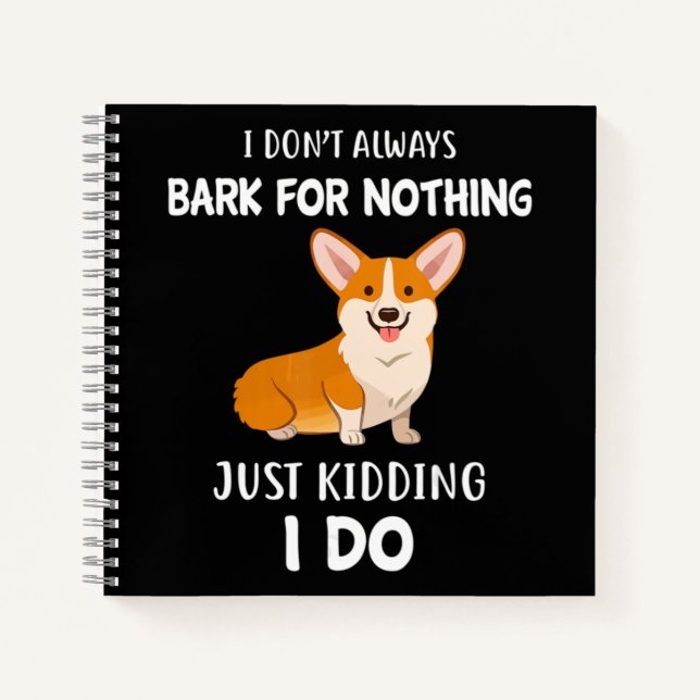 Corgi Notebook (Front)