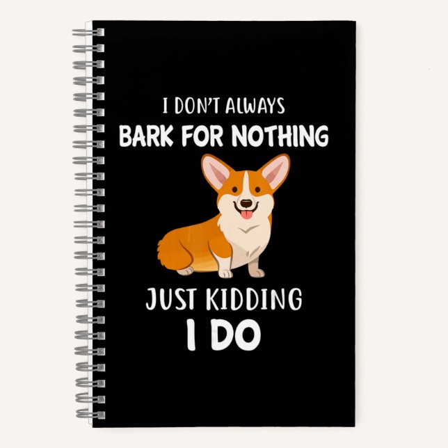 Corgi Notebook (Front)