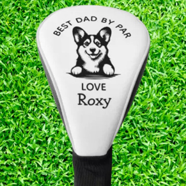 Corgi Peeking Puppy Customize Golf Head Cover (Corgi Peeking Puppy Customize Golf Head Cover introducing the ultimate accessory for dog-loving golf)