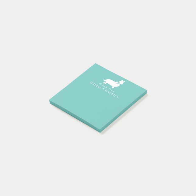 Corgi Pembroke Welsh Post-it Notes (Incliné)