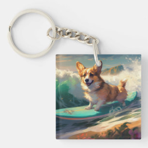 Corgi  Plage Surf Peinture