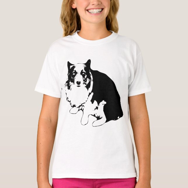 Corgi Poised Tee (Front)