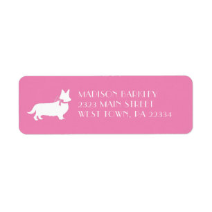 Corgi Puppy Dog Pembroke Welsh Label