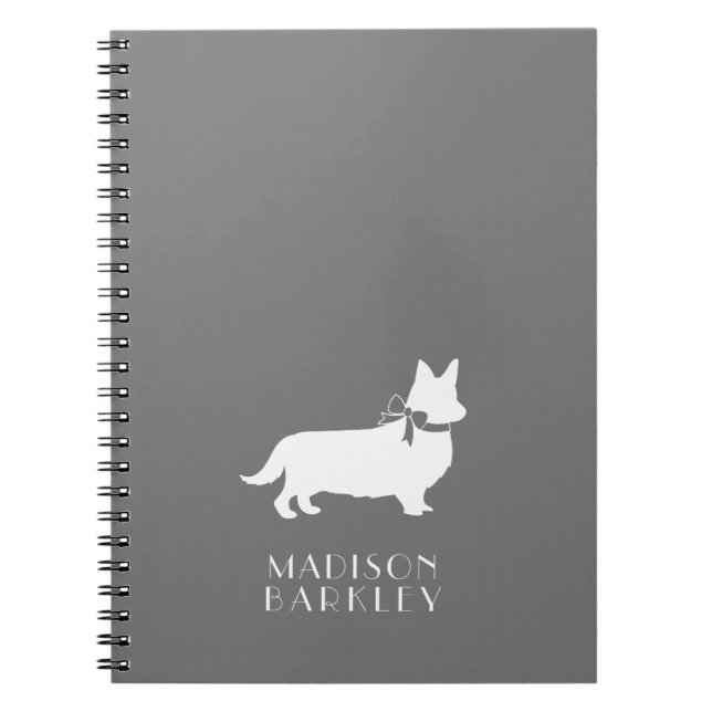 Corgi Puppy Dog Pembroke Welsh Notebook (Front)