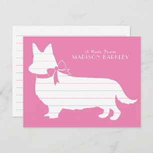 Corgi Puppy Dog Pembroke Welsh Thank You Card