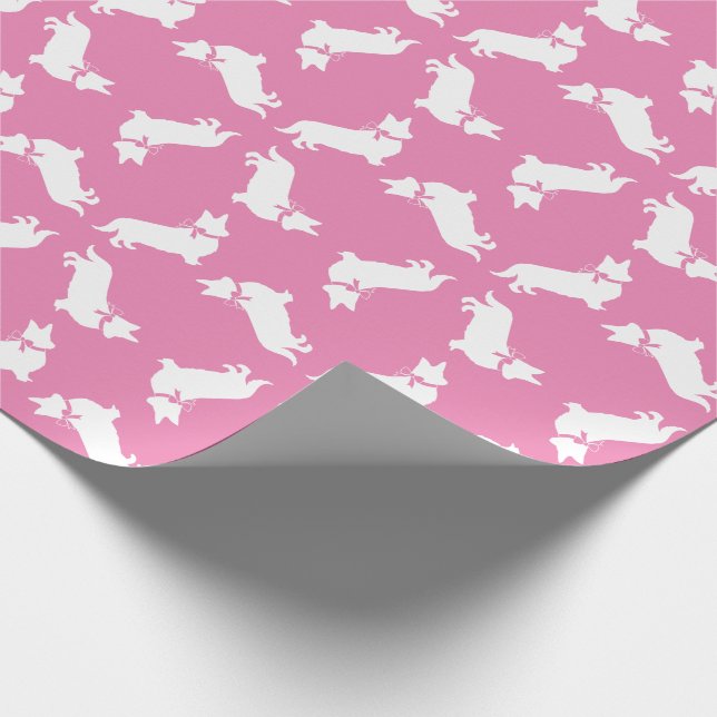 Corgi Puppy Dog Pembroke Welsh Wrapping Paper (Corner)