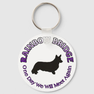 CORGI RAINBOW BRIDGE KEYCHAIN