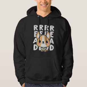 Corgi Reading Hoodie