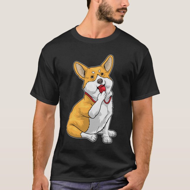 Corgi Referee Whistle T-Shirt (Front)