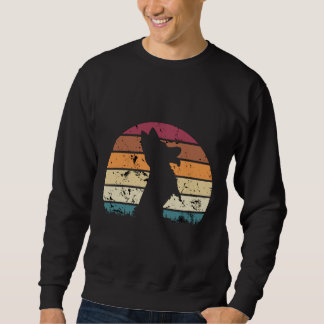 Corgi Retro Distressed Vintage Corgi Owner Sweatshirt