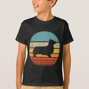 Corgi Retro Vintage 60s 70s Sunset Dog Lovers Men T-Shirt