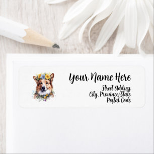 Corgi Return Address Label