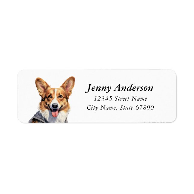Corgi Return Address Labels (Front)