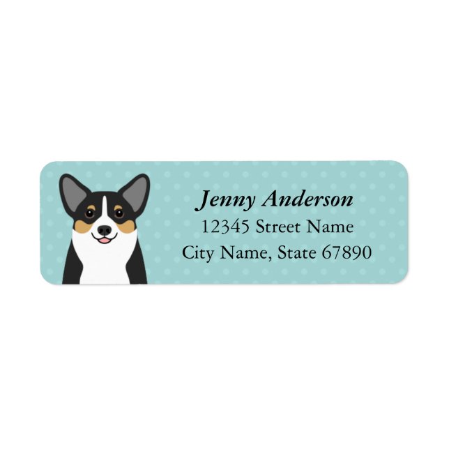 Corgi Return Address Labels (Front)