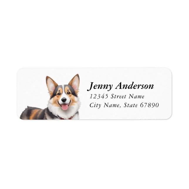 Corgi Return Address Labels (Front)
