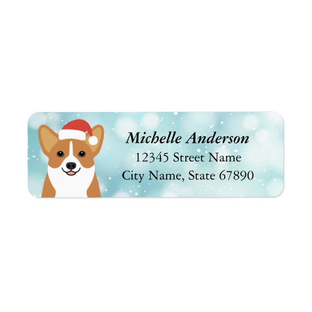 Corgi Return Address Labels (Front)