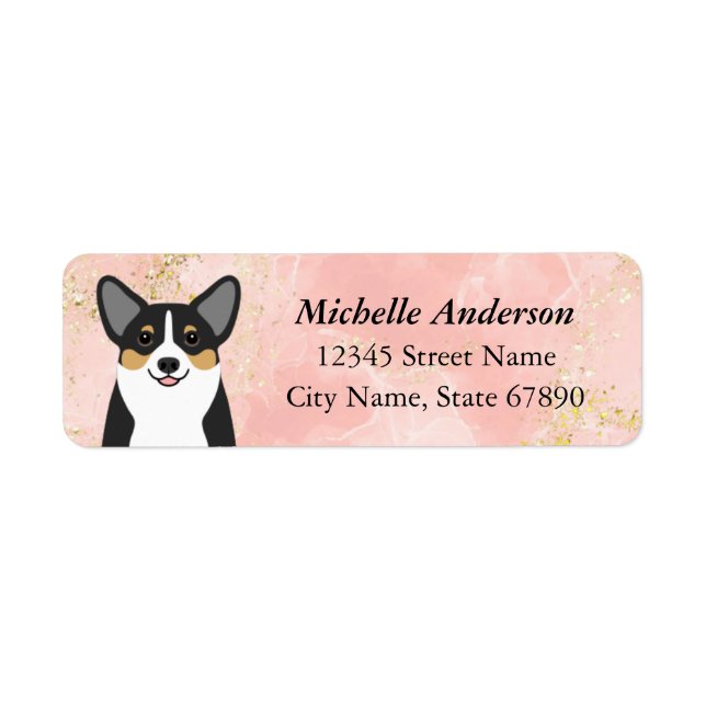 Corgi Return Address Labels (Front)