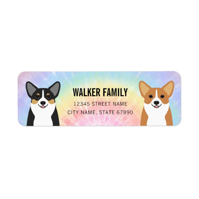 Corgi Return Address Labels (Front)