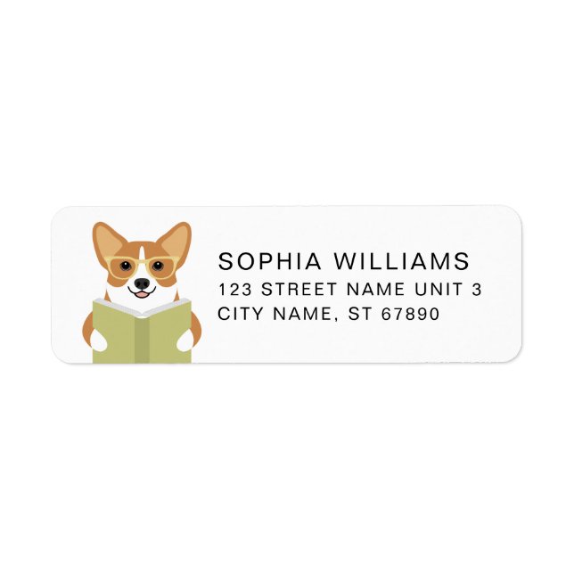 Corgi Return Address Labels (Front)
