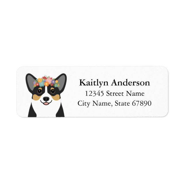 Corgi Return Address Labels (Front)