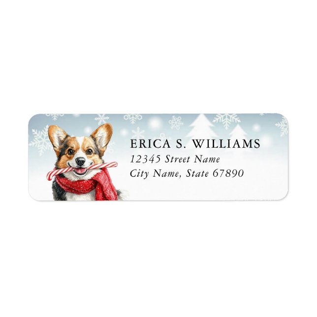 Corgi Return Address Labels (Front)