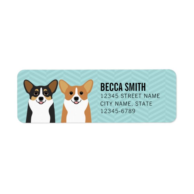 Corgi Return Address Labels (Front)