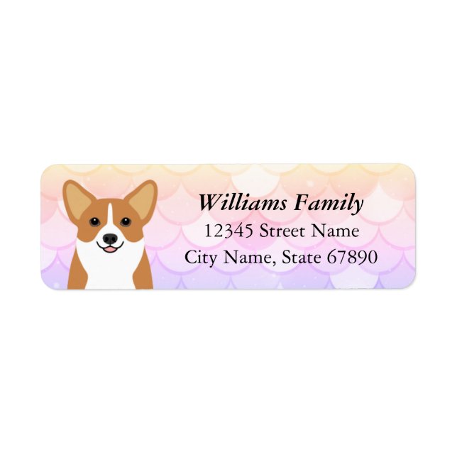 Corgi Return Address Labels (Front)