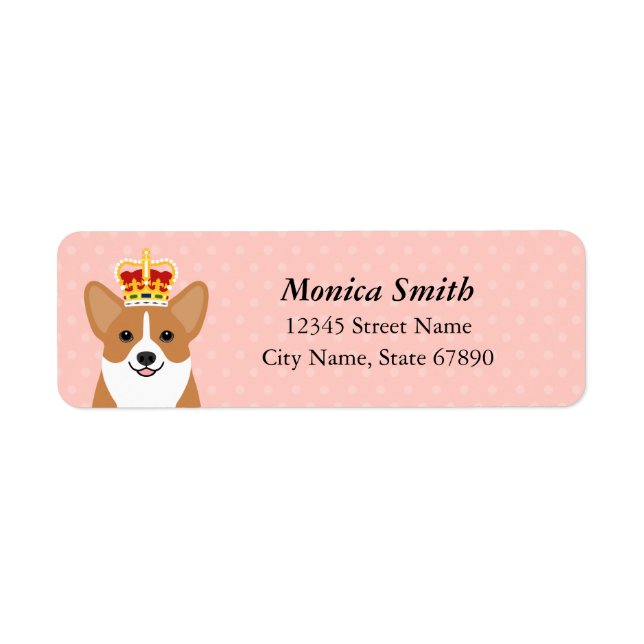 Corgi Return Address Labels (Front)